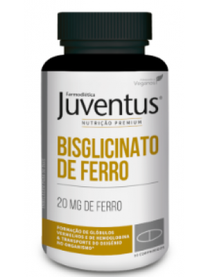 Juventus Premium Bisglicinato de Ferro - 90 Comprimidos - Farmodietica